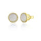 Diamond Circle Studs - 1